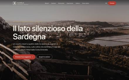 Aldiola Country Resort — rebuilt homepage